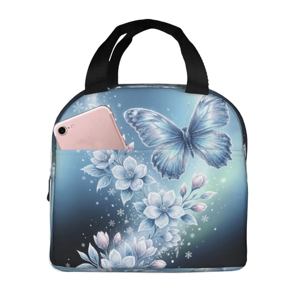Butterfly Lunch Bag - Reusable Insulated, Leak-Proof Cooler Tote For Work, Picnic, Beach, Camping,Perfect For Picnics And Outdoor Adventures, Camping Essentials