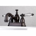thumbnail image 2 of Kingston Brass KS7105WLL 4 in. Centerset Bathroom Faucet, Oil Rubbed Bronze, 2 of 3