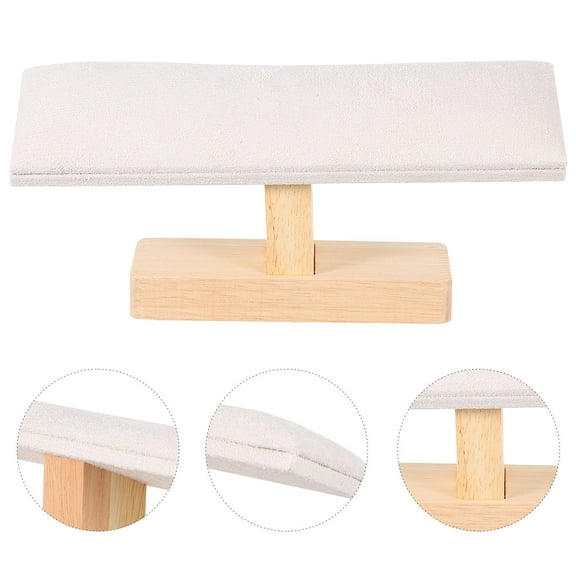 Toyvian Single Watch Stand Modern Jewelry Organizer Stand Flannel 1Pcs