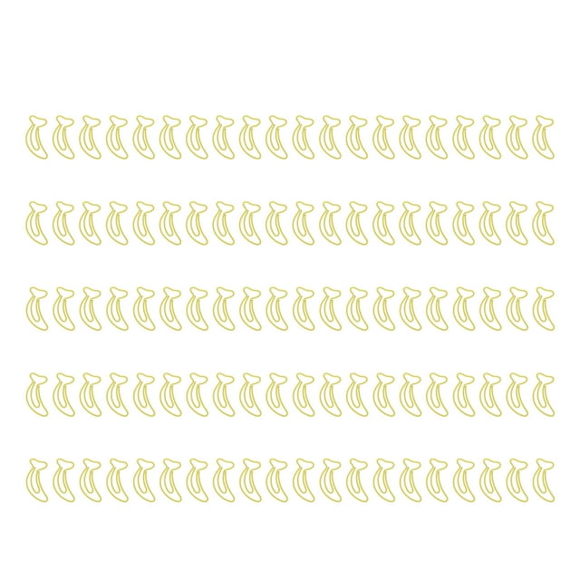 Paper Clips, Banana Shape Mini Paper Clips 100pcs for File Classification ANGGREK EE1217