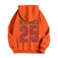 thumbnail image 4 of Wutalume Men's Christmas Letter Hooded Sweatshirt, Casual Long Sleeve Pullover with Holiday Design, Soft Fabric for Comfortable and Stylish Festive Wear,Saffron 2XL, 4 of 4