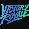 thumbnail image 2 of Junior's Fortnite Victory Royale Gradient Logo Racerback Tank Top Black X Small, 2 of 5