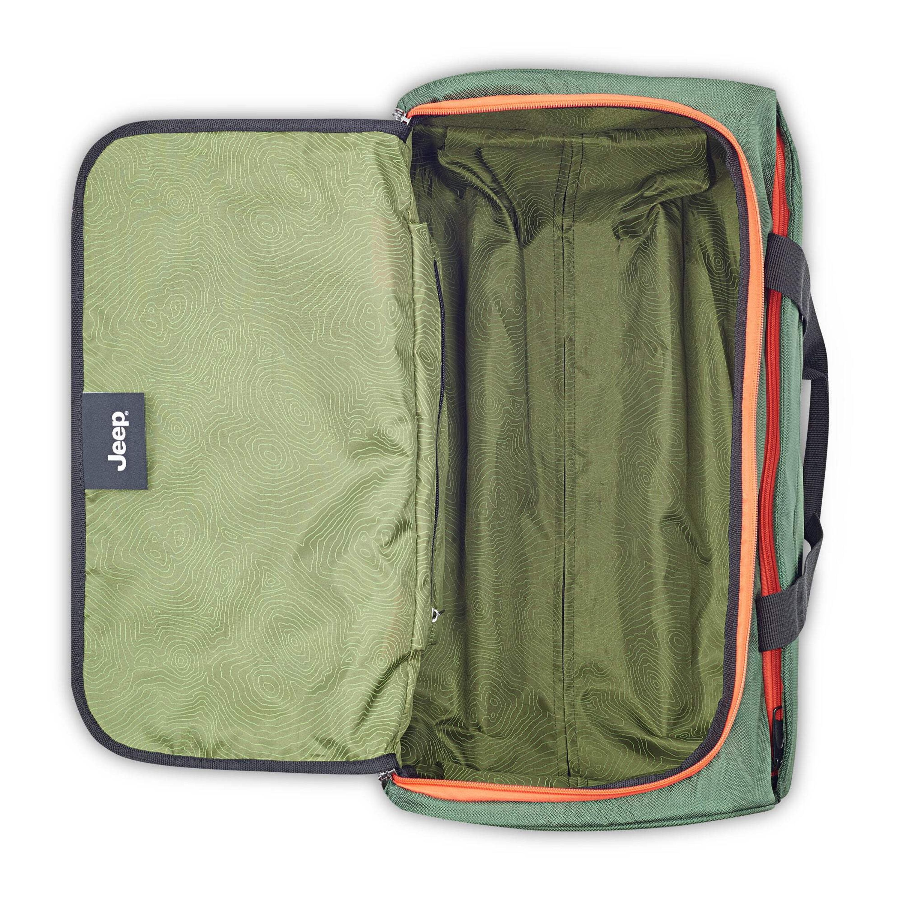 Branded JS009D 20" Carry-on Rolling Wheeled Duffel