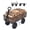 Gray, variant on 1200LBS Heavy Duty Garden Cart – Steel Utility Wagon with 13" All-Terrain Tires, Removable Mesh Sides, 180° Rotating Handle for Lawn, Yard, Farm, Outdoor, Gray