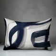 thumbnail image 3 of Creative Products Blue Abstract Brushstrokes 14x20 Indoor / Outdoor Pillow, 3 of 3