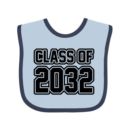 

Inktastic class of 2032 Gift Baby Boy or Baby Girl Bib