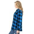 thumbnail image 3 of Woman Within Plus Size Classic Flannel Shirt, 3 of 5