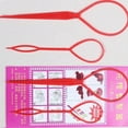 thumbnail image 2 of Topsy Tail Hair Tool Hair Pull Through Tool Hair Loop Styling Tool - Ponytail Maker Loop Braiding Hair Supplies, 2 of 3