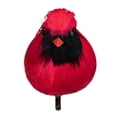 thumbnail image 3 of Cardinal Bird Clip-on Christmas Ornament - 5" - Red and Black, 3 of 5