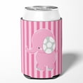 thumbnail image 2 of Elephant on Pink Stripes Can or Bottle Hugger, 2 of 5