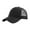 Black, variant on Visors Outdoor Unisex Baseball Mesh Cap Open Back Solid Color Sun Hat Cap Grey