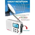 thumbnail image 3 of Radio Portable AM FM SW à Bande Complète avec Écran LCD, Haut-Parleur Intégré, 20 Postes Préréglés Radio Stéréo pour une Réception Longue Portée, Alimentée par Pile Ou USB, Prise Casque 3,5 mm pour la Maison et l'Extérieur, 3 of 12