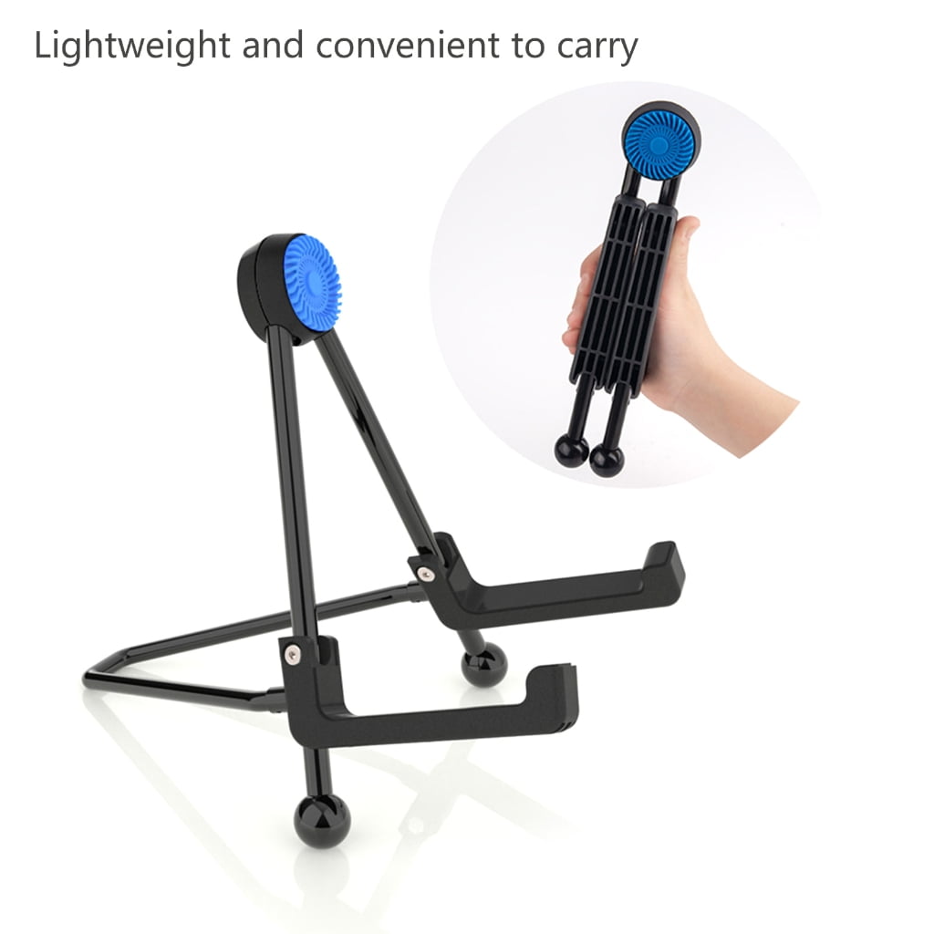 Vertical Guitar Stand Foldable and Adjustable Instrument Portable Guitar Stand for Acoustic Electric Bass