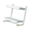 thumbnail image 4 of Estante de almacenamiento de tazas de 2 niveles, soporte para tazas de mostrador, cesta de frutas, taza de café extraíble Blanco, 4 of 9