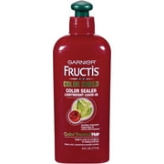 Garnier Fructis Instant Color Sealer Lightweight Leave-in Color Shield Acai Berry and Grape Seed Oil Uva and Uvb Protectant for Color Treated Hair Seals in Color and Conditions 6 Oz