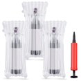 thumbnail image 1 of GIEMSON Bolsas de viaje protectoras para botellas de vino, 50 paquetes, embalaje de columna de aire inflable, envoltura de cojín de burbujas para maleta, equipaje, avión, envío de seguridad, 1 of 1