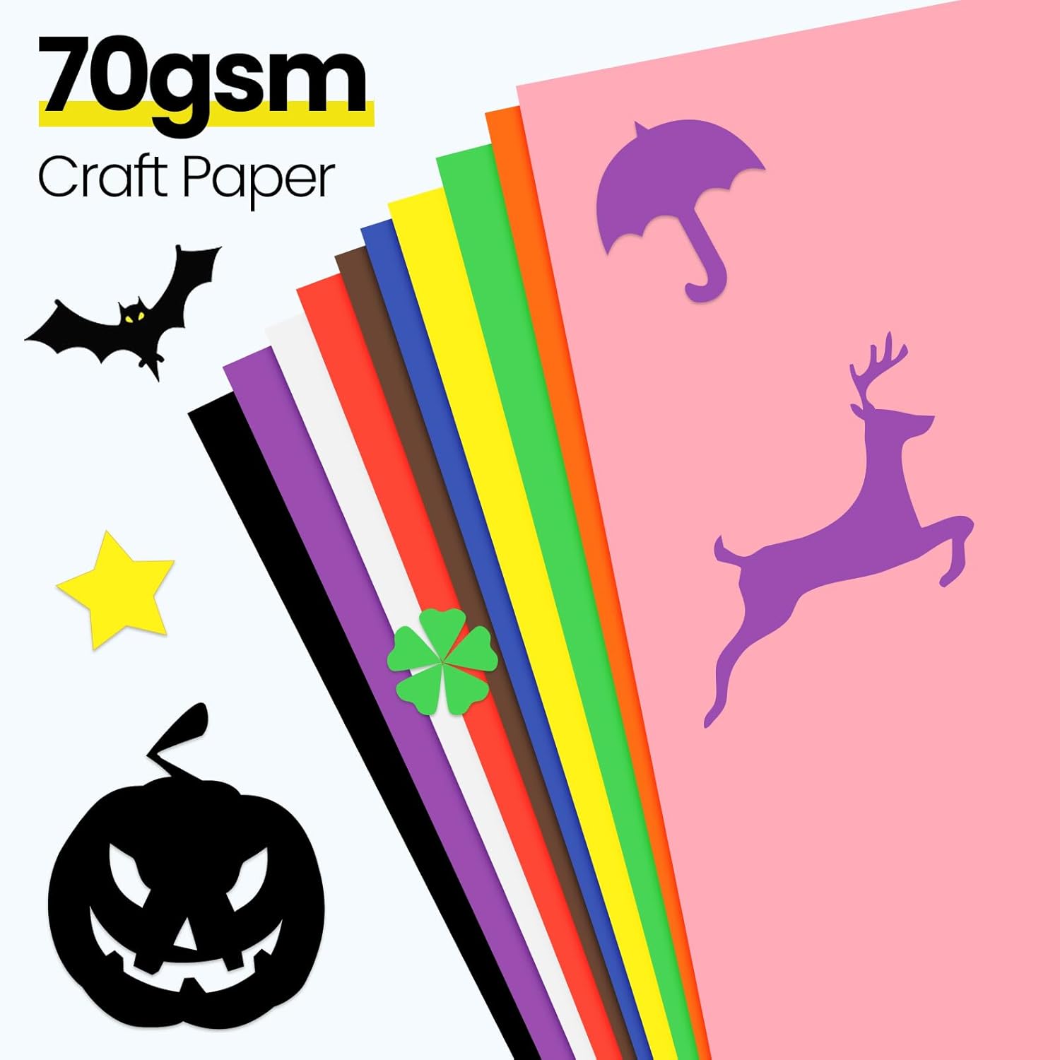 1500 Sheets Construction Paper Bulk, 11.4'' x 7.9'' Lightweight Art Supplies Assorted Colors Construction Paper for Drawing Decor, DIY Craft, Office Printing, 10 Colors