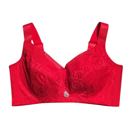 

fvwitlyh Bras for Women Sports Bra Compression Sports Bra plus Size Ultra Thin Large Bra Female Full Cup Adjustable Womens Bras Push up plus Size