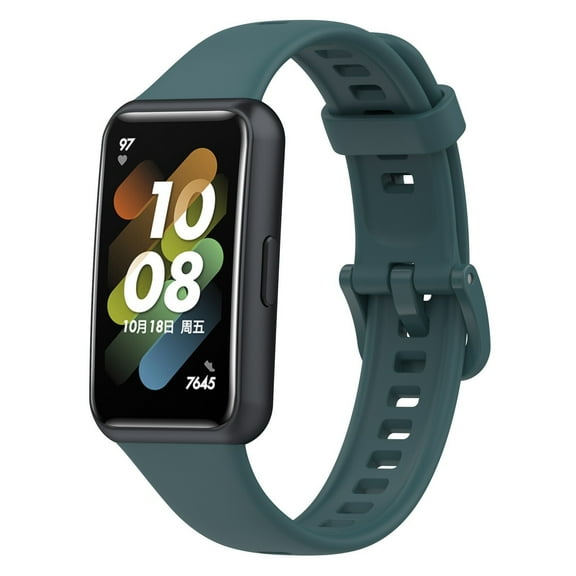 Silicone Sports Sweat Proof Watch Band With Adjustable Buckle Wide Compatibility