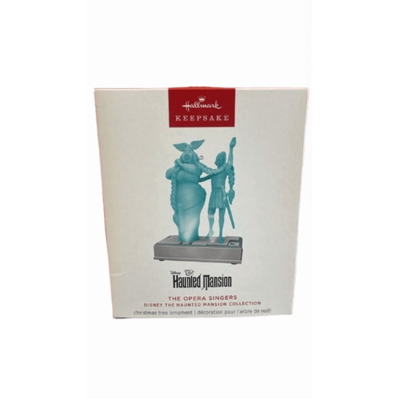 Hallmark Keepsake 2025 The Haunted Mansion The Opera Singers Ornament With Light