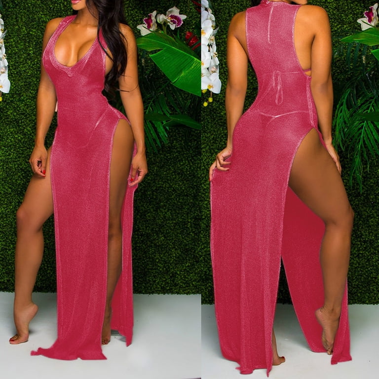 knee length dresses for ladies Silver Sequins Luxurious See Through Party Dress Backless Mermaid Long Prom Dress ARD2525 main image 0