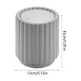thumbnail image 3 of Mini Desktop Trash Can, Press-Type Countertop Wastebasket with Lid, Small Plastic Garbage Can Plastic Garbage Bin for Bathroom Bedroom Living Room Dressing Table 5.1x6 Inch, 3 of 6