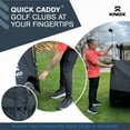 thumbnail image 6 of KNOX 4 Person Golf Cart Enclosure 79" Long Roof, 600D Portable Transparent Driving Golf Cart Cover Storage, Golf Cart Accessories, Compatible with EZGO TXT/RXV, Yamaha, Club Car DS Precedent, 6 of 7