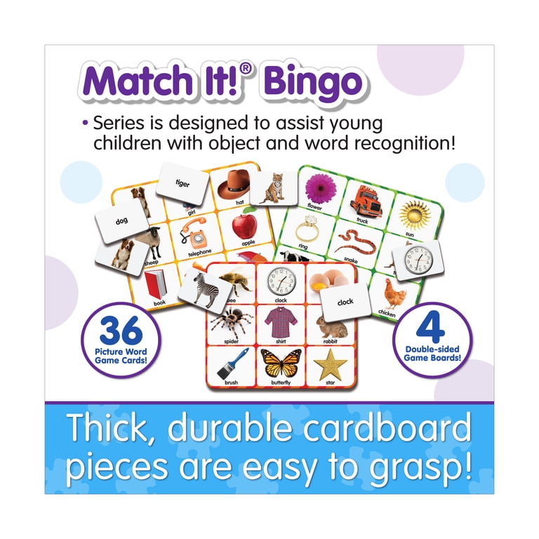 The Learning Journey Match It Picture Word Bingo photo 5