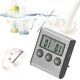thumbnail image 4 of Sonda De Termómetro De Cocina, Termómetro De Cocina Portátil Fácil De Leer, Termómetro De Carne, Duradero Para El Hogar Cocina Fácil De Instalar Higoodz Cooking Thermometer Probe, 4 of 8