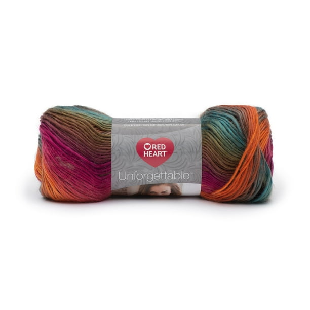 Red Heart Yarn, Sunrise, 3.5oz(100g), Medium, Acrylic