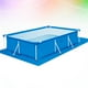 thumbnail image 4 of WORGEOUS Accesorios de piscina de tejido de tela PE Piscina antideslizante Impermeable Cubierta a prueba de polvo Almohadilla de piso para piscinas Natación inflable (Azul, 445x254 cm), 4 of 7
