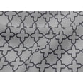 thumbnail image 4 of oneOone Viscose Jersey Fabric Quatrefoil Block Printed Craft Fabric BTY 60 Inch Wide, 4 of 5