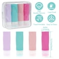 thumbnail image 4 of 4Pcs Travel Bottles 90ML Leak Proof Travel Silicone Containers Refillable Travel Toiletry Container 4 Colors Reusable Travel Size Container for Shampoo Lotion Cosmetic, 4 of 11