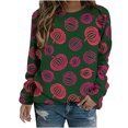 thumbnail image 2 of Munas de la liquidación de Ichuanyi Mujeres casuales Halloween Halloween Swein Swein Sweatshirt Tunic Tunic Tunic ICHUANYI WER202308212371, 2 of 5