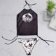 thumbnail image 5 of Conjunto De Biquini Conjunto de bikini para mujer Traje de baño lateral con cordón halter con estampado de árbol de coco (Negro XL) Ygjytge para Mujer Negro T XL, 5 of 7