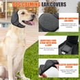 thumbnail image 3 of TSYKHAIA Orejeras Relajantes para Perros 2PCS, Versión Mejorada Ultrasilenciosa Protección Auditiva Ajustable Ultra Silenciosa, Reducción de Ruido por Fuegos Artificiales y Alivio Ansiedad Canina, 3 of 7