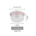 thumbnail image 4 of Aluminum Round Cake Pan Set, 3-Piece for Tiered Cakes, Durable, Even Heating, Rust-Resistant, Professional Bakeware, 4, 6, 8 in., Package May Vary, 4 of 5