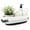 Black, variant on 13-inch Cotton Rope Woven Toilet Tank Basket, Farmhouse Bathroom Paper Holder Organizer, White with Navy Stitching