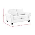 thumbnail image 6 of Picket House Furnishings Sole 2PC Set with Sofa and Loveseat in Sincere Biscotti, 6 of 7