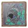 thumbnail image 4 of Bimba Cotton Voile Rectangular Printed Scarf Women Wrap Bandanas-40 x 40 Inches, 4 of 7