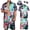 Style G, variant on Alaiyaky Hawaiian Shirts for Men, Mens T Shirt and Short Bucket Hat Sunglasses Set Short Sleeve Tropical Summer Beach Vacation Fancy Costume Adult Outfit