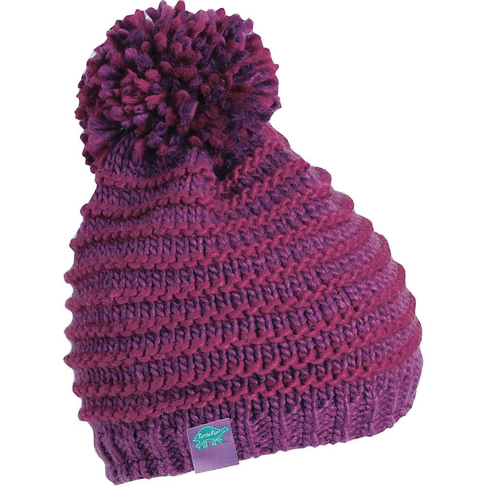 Turtle Fur Marcy Girl's Fleece Lined Oversized Pom Hand Knit Winter Hat by Turtle Fur