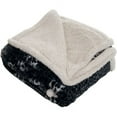 thumbnail image 2 of Lavish Home Fleece Sherpa Blanket Throw, Cheetah, 2 of 3
