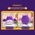 thumbnail image 3 of Plush Bat Dragon Stuffed Animal Toy, Soft Purple Demon Plushie with Cute Wings & Horns, Kawaii Pillow for Kids, Girls, Boys, Birthday Gift, 12 Inch, Super Soft Cuddly Decorative Pillow Doll, 3 of 4