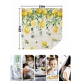 thumbnail image 4 of Watercolor Lemon Cloth Napkins Set of 6 Reusable Dinner Napkins, Eucalyptus Leaf Fruit Yellow Flower Cocktail Napkin Washable Table Napkins for Wedding/Holiday Party/Baby Shower 20"x20", 4 of 7
