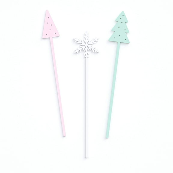 Christmas Drink Stirrers, Pack of 12