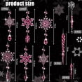 thumbnail image 2 of Dalrosia 32PCS Crystal Christmas Ornaments Crystal Hanging Snowflakes Acrylic Xmas Tree Icicle Drop Crystal Decorations with Hooks for Christmas Snow Party Winter, 2 of 6