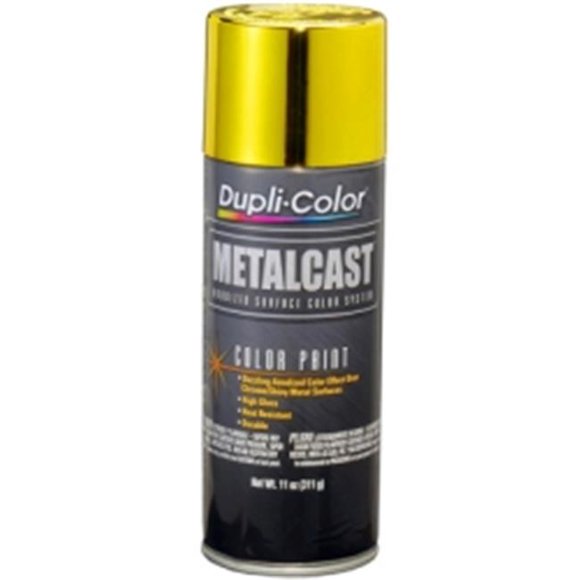 Duplicolor MC202 11 oz Aerosol Metal Cast Anodized Color Paint, Yellow