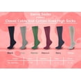thumbnail image 4 of Sierra Socks Girls’ Knee High School Uniform Socks, Cotton Cable Knit, 3-Pack, Soft & Durable, 4 of 5