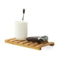 thumbnail image 1 of Mistaha Edge Floating Shelve Floating Shelf Bracket Wall Ledge Bamboo Storage Rack Wall Decor, 1 of 8